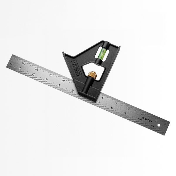 Escuadra Combinación 12″ con Nivel Stanley