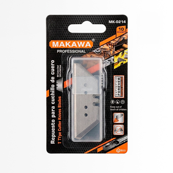 Repuesto para Cuchillo Cartonero Set 10 Hojas Makawa