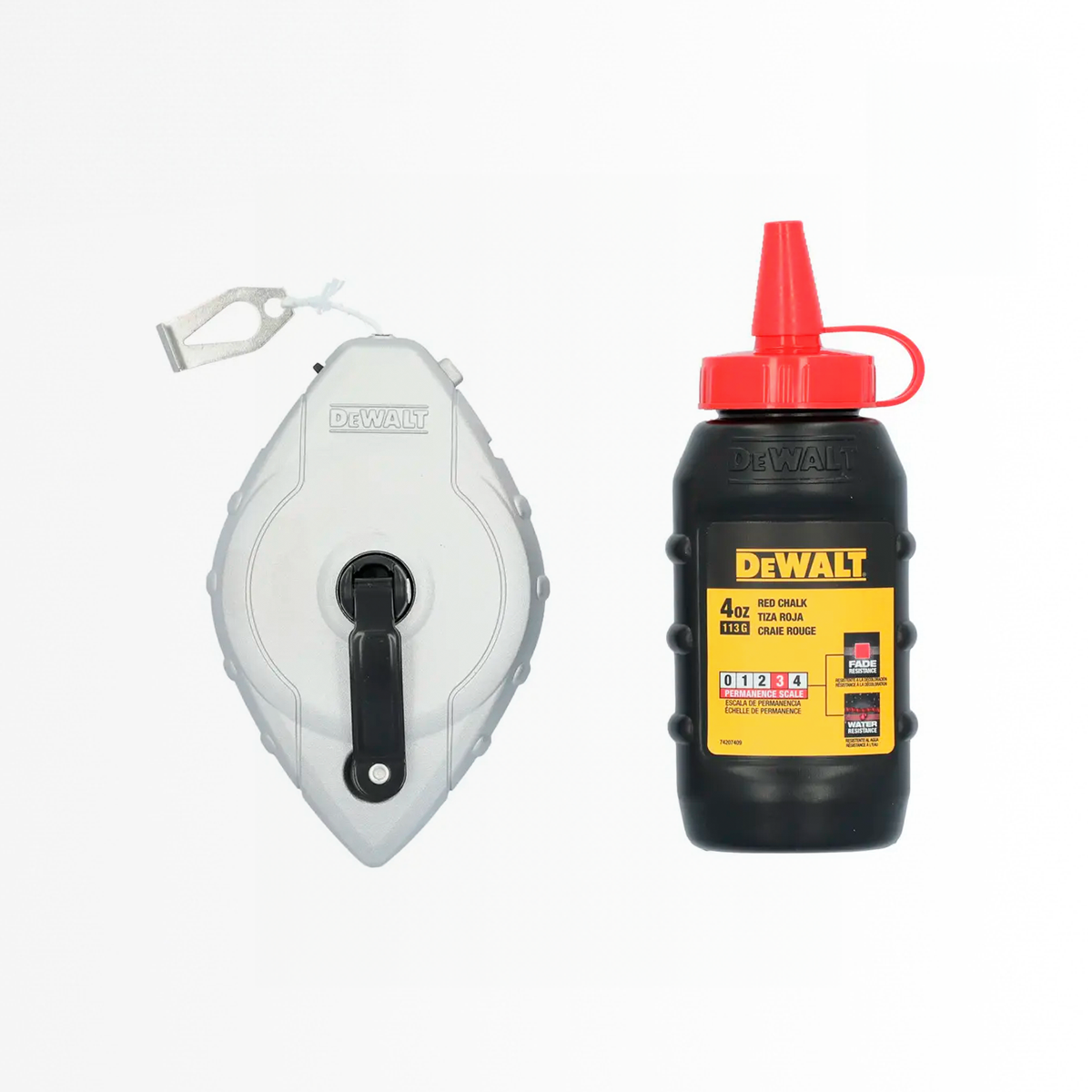 Tizador De Aluminio Con Tiza Roja Dewalt