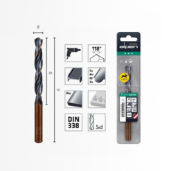 Alternative view of Sachet 2 Brocas Metal y Acero Sprint Master Alpen