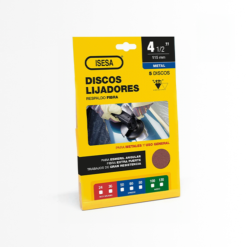 Alternative view of Pack 5 Disco Fibra 4.5" Grano 80 Metal Siaral