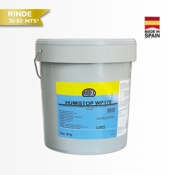 Membrana Poliuretano Ardex WP170 con resistencia UV