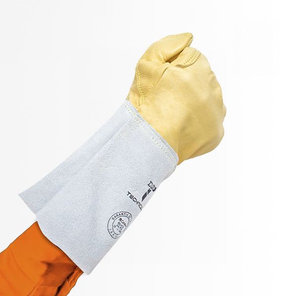 Alternative view of Guantes Technical Premium P/15 beige largo T/10