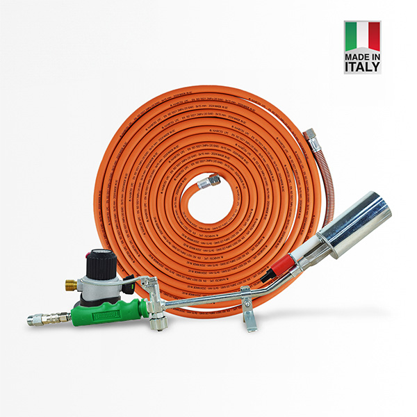 Kit Roof Steel Fixed, equipo soplete Italiano de acero, alta presión, trabajo profesional, brazo no desmontable