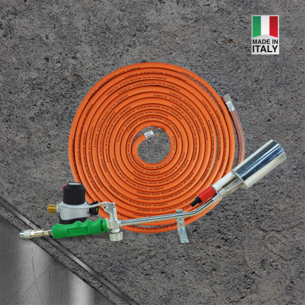 Alternative view of Kit Roof Steel Fixed, equipo soplete Italiano de acero, alta presión, trabajo profesional, brazo no desmontable