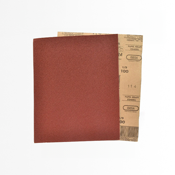 Lija Kraft Madera Esmeril #50 #80 #100 #150 ISESA