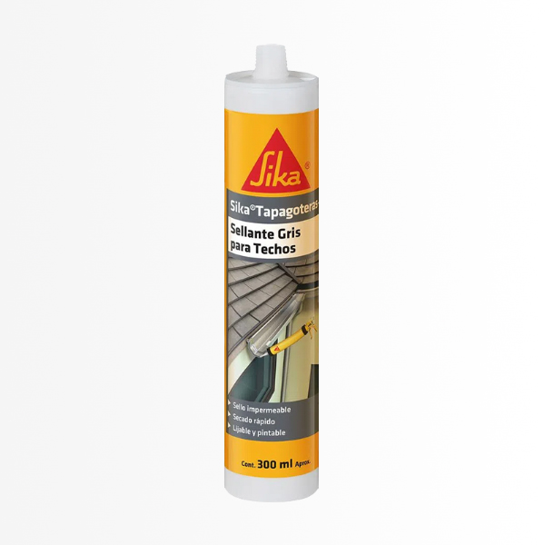 Sika Tapagoteras Gris 300ML Sellador para Techos