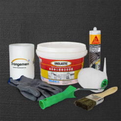 Kit Reparación Unolastic, Membrana en pasta de fácil aplicación - Negro 🇮🇹