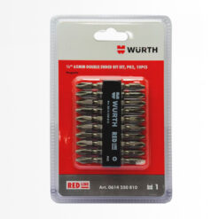 Set de puntas dobles phillips 1/4 Ph2 10 piezas Wurth