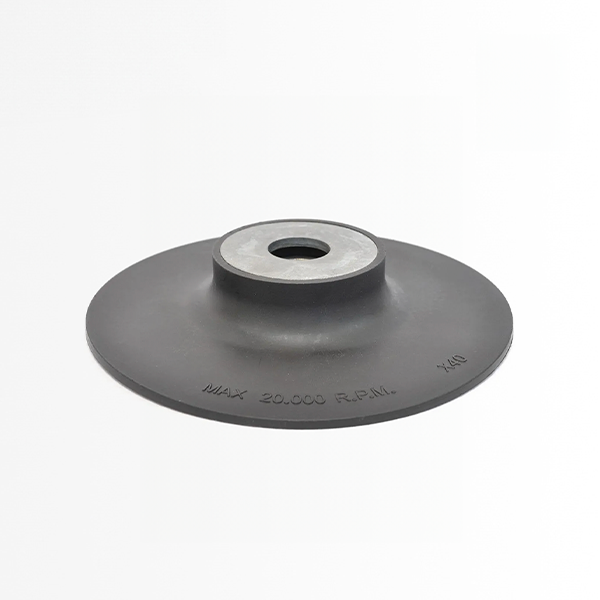 Soporte de Goma 4.5" M14 para Discos de Fibra y Bonetes Cordón 400329